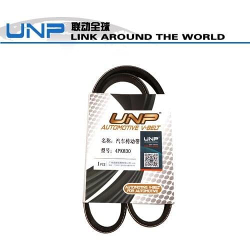 Auto Fan Belt V-ribbed Belt 4pk-830 OEM90916-80830 For Vios Hiace 9091680830