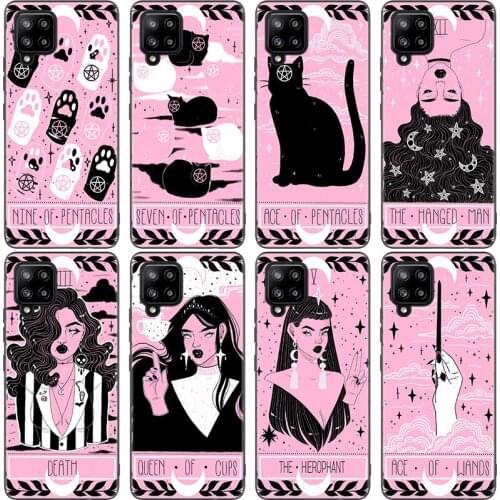 The Lovely Omens Tarot Deck Case For Samsung Galaxy A12 A02S A22 A32 A52 A72 A71 A51 A41 A31 A21 A11 A50 A70 A10S A20S Cover