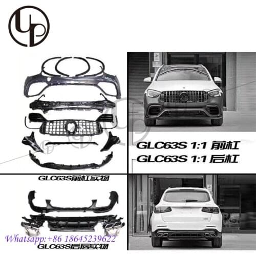 GLC63S body kit for GLC 2020Y design new style facelift conversion GLC old to new bumper 2016y-2019y upgrade to 2020y