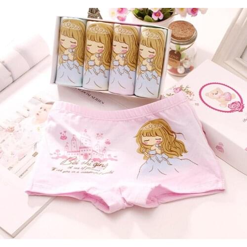 Baby Girl Kids Cotton Soft Cute Cartoon Shorts Breathable Underwear Panties
