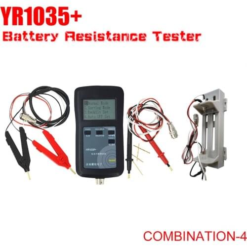 New Original Four-line YR1035 Lithium Battery Internal Resistance Meter Tester YR 1035 Detector 18650 Dry Battery Combination 4