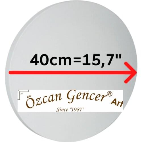 HıghQuality Art Supply,Circle Stretched Round Canvas ready For Painting,For All media..Exclusive FIVE-Time Primed Artist Canvas