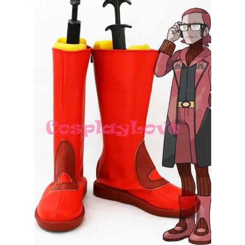 Pocket Monster Maxie Cosplay Shoes Boots Hand Made Custom-made For Halloween Christmas CosplayLove
