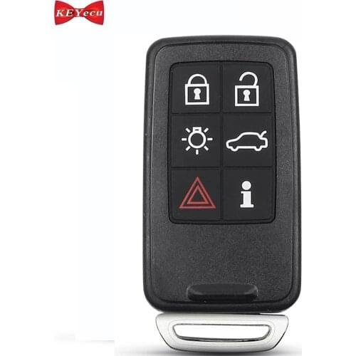 KEYECU for Volvo S60 S80 V60 V40 V60 V70 XC60 XC70 Smart Keyless Remote Key Fob KR55WK49266 5WK49224 902MHz/ 433MHz ID46 Chip