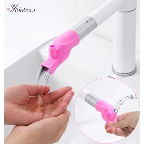 OYOREFD Creative Silicone Faucet Extender Childrens Hand-washing Auxiliary Extension Kitchen Bathroom Water Tap Water Saver