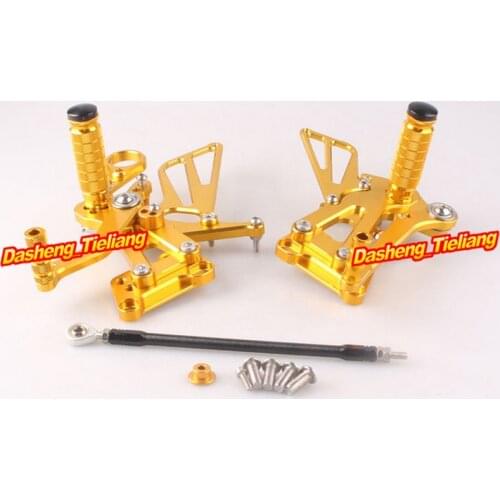 Motorcycle Adjustable Rearset Rear Set Footpegs Foot Rest Peg For BMW S1000RR 2008-2014 Spare Parts Pair