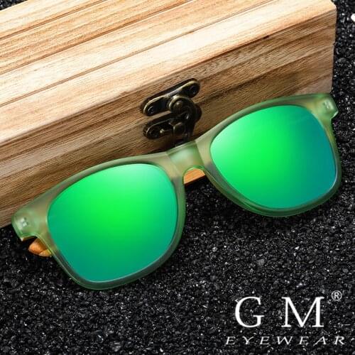 GM Men/Women Fashion Sunglasses Polarized Wood Sunglasses Outdoor Activities Driving Sunglasses
