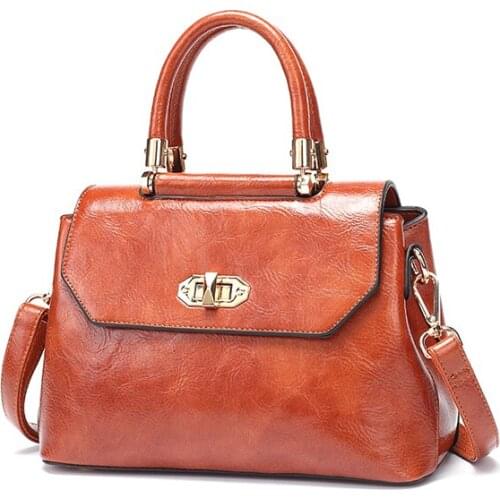 Real Cow Leather Designer Women Shoulder Handbag Extra Soft Cowhide Genuine Leather Bags Classic Female Real Cowhide Female K30