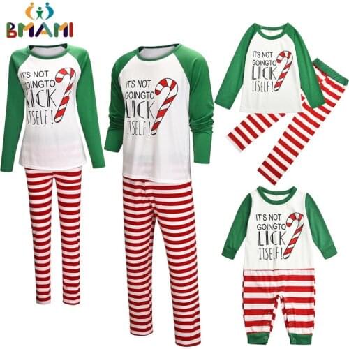 Newest Christmas Family Matching Pajamas Set Adult Kids Women Christmas Santa Claus Nightwear Photography Clothes