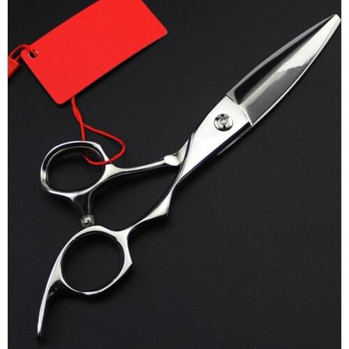 New Upscale professional 6'' Germany 440c Willow cut hair scissors makeup hot shears cutting barber tools hairdressing scissors