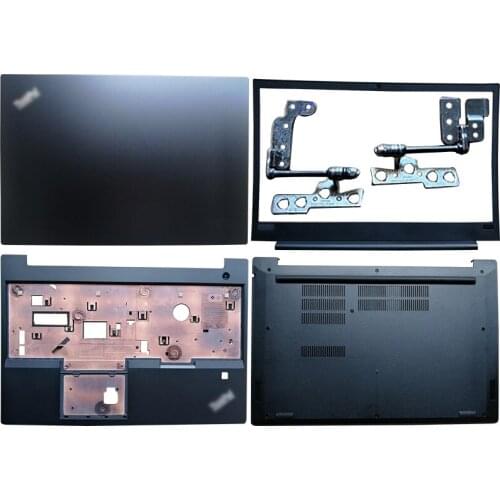 NEW Laptop LCD Back Cover/Front Bezel/Hinges/Palmrest/Bottom Case For Lenovo ThinkPad E580 E585 01LW413 01LW421 01LW410