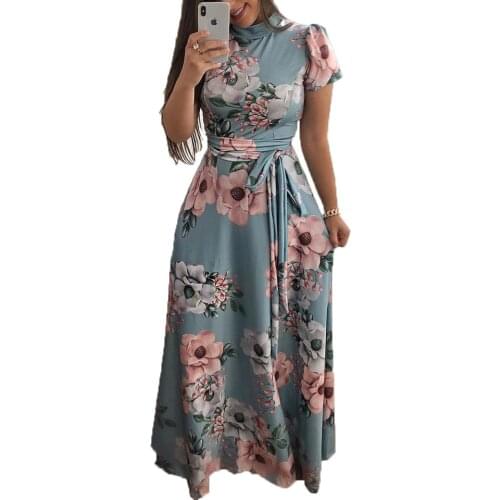 African ladies dress elegant wrist high waist high collar retro work office business fashion slim dress beautiful girl 2021