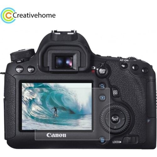 PULUZ For Canon 6D Screen Protector Camera 2.5D Curved Edge 9H Hardness Tempered Glass Screen Protector for Canon 6D Glass Film