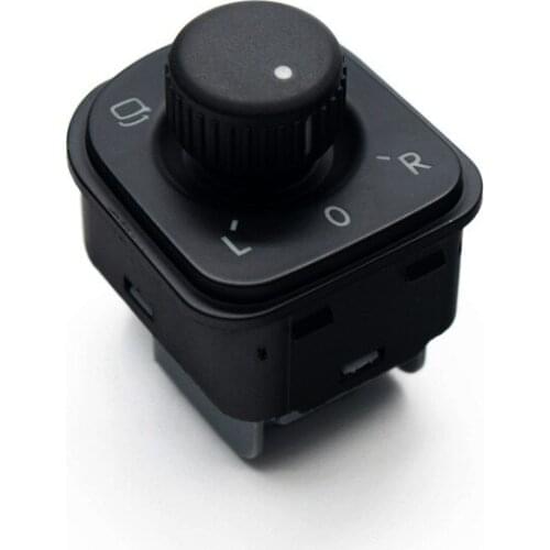 1K0 959 565 J Side Mirror Window Adjust Switch Knob w/ Folding For VW Golf Passat B6 Tiguan CC for Seat 2004-2014 1K0959565J