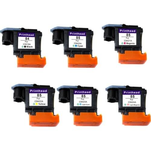 Vilaxh 84 85 Printhead Replacement For HP 84 85 C5019A C9420A C9421A C9422A C9423A C9424A For 30 90R 130 Print Head