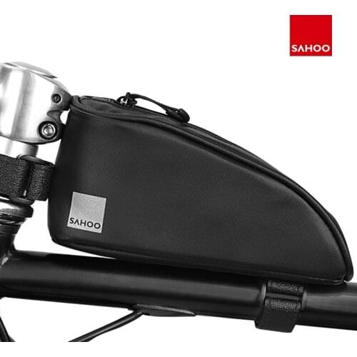 Bicycle Top Frame Bag Cycling MTB Road Bike Scooter Cross Rail Beam Upper Tube Pannier Storage Pouch 600D Polyester Pack