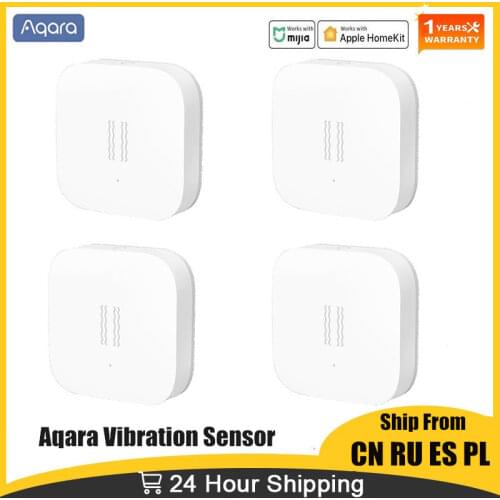 Xiaomi Aqara Smart Vibration Sensor Zigbee Motion Shock Sensor Detection Alarm Monitor Built-in Gyro For Home Safety Mi home