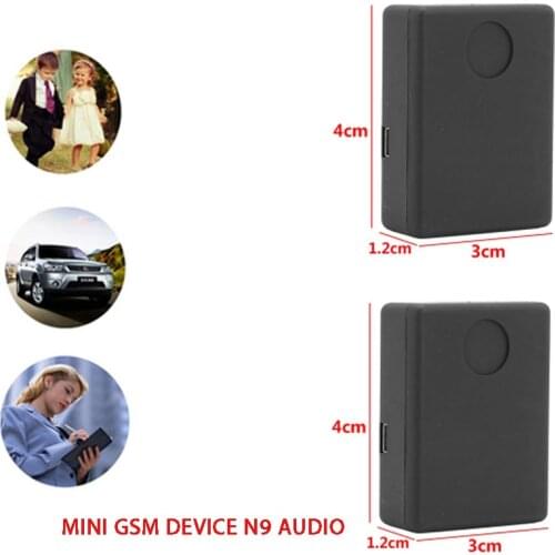 N9 GSM Listening Device Audio Voice Monitor Activation Dial Alarm Mini GPS Tracker Surveillance System 12-15 Days Standby Time