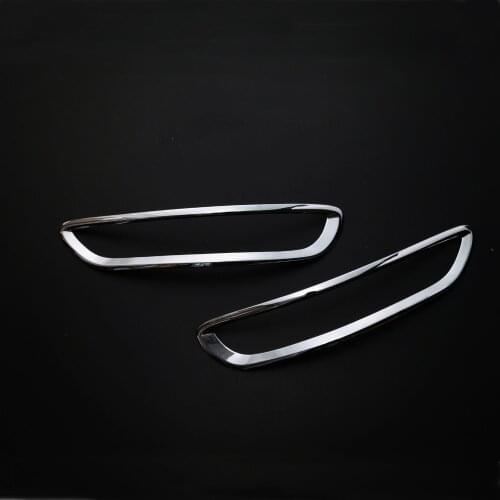 JY ABS Rear Fog Lamp Cover Trim Car Styling Accessories Sticker For Kia Sportage QL 2015 -2018