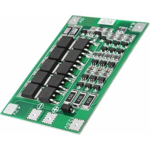 3S 40A BMS Battery Protection Board with Balanced Version for Drill 11.1V 12.6V 18650 Lithium 40A Current/ Motorcycle Battery