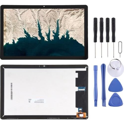 LCD Screen and Digitizer Full Assembly for Lenovo Chromebook Duet (10.1 inch) CT-X363F CT-X636N CT-X636 (Black)