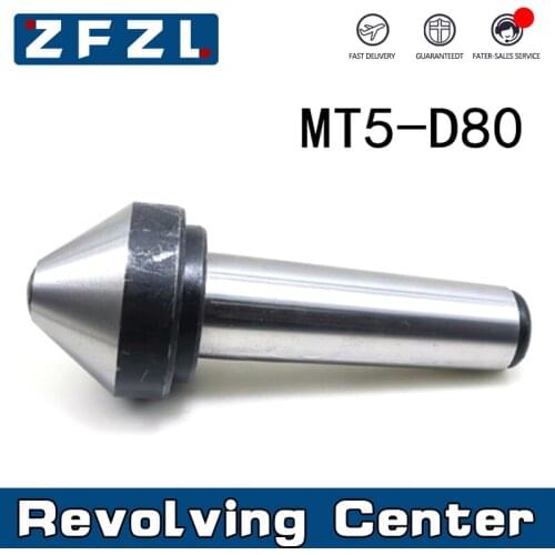1PC Umbrella Revolving Center MT3 MT4 MT5 D80 Umbrella Revolving Center Rotation Top For Lathe Machine Rotary Center