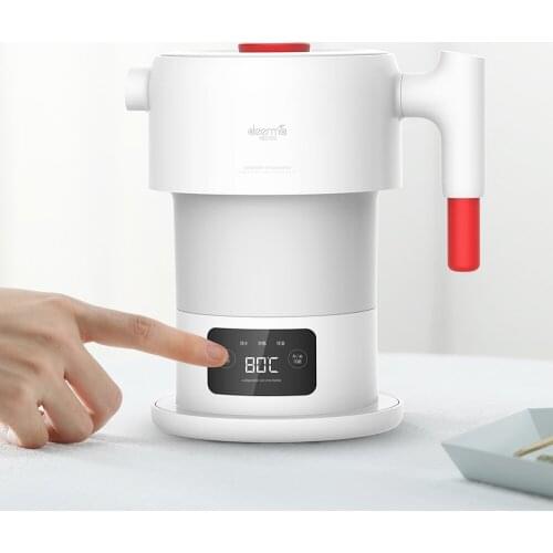 0.6L Handheld Folding Smart Electric Kettle Portable Travel Electric Wate NEW