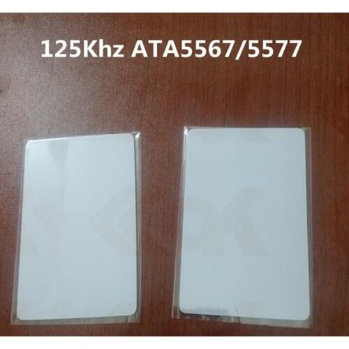 10000pcs/lot 125KHz Proximity Writable blank pvc card rfid card T5557