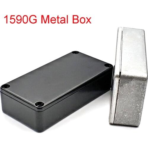 1590G Die-casting Stomp Box Case Aluminum Alloy Enclosure Box Case for Guitar Effect Pedal Music Equipment Attachment 100*50*26