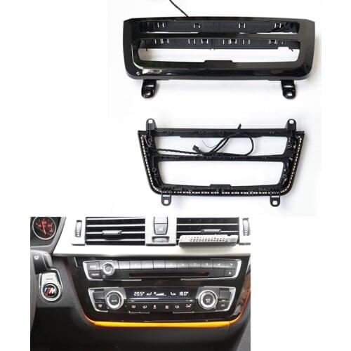 2 Color Atmosphere Light For BMW 3&4 Series F30 M3 M4 LCI Radio Trim LED Dashboard Center Console AC Panel Light Blue&Orang