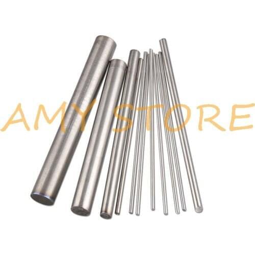 4pcs Round Titanium Ti Bar Grade 5 GR5 TC4 Metal Rod Wire Stick Diameter 1/1.5/2/2.5/3/3.5/4/4.5/5/6/7/8/9/10/12mm Length 250mm