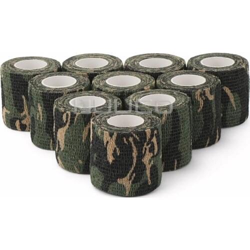 50 PCS/LOT Non-Slip Camo Stealth Tape/Multi-functional Camo Tape/DIY Tape/Waterproof tape for Gun/Knives/camera/Telescope etc
