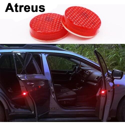 Atreus2pc Car Door warning signal crash strobe lights LED For Lexus Honda Civic Opel astra h j Mazda 3 6 Kia Rio Ceed Volvo Lada
