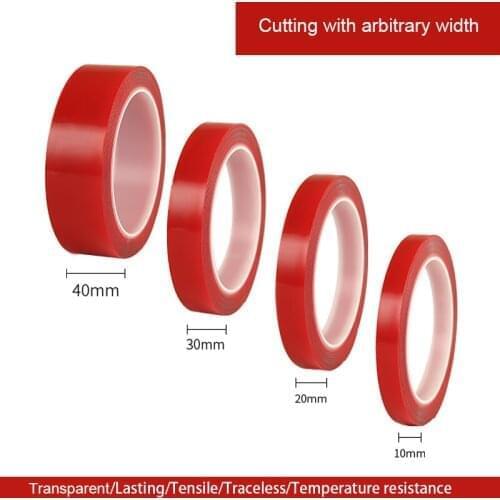Automotive,Universal,Transparent,Acrylic Double-Sided Adhesive Tape 10mm