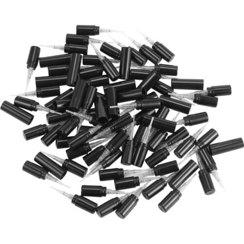 100Pcs / Lot 2Ml Black Plastic Perfume Spray Bottle Sample Spray Sprayer Atomizer Perfume Bottle