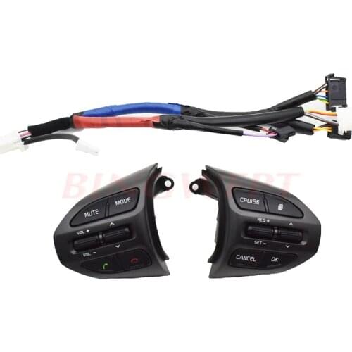 Steering Wheel Button For KIA K5 Buttons Bluetooth Phone Cruise Control Volume channel Remote button switch
