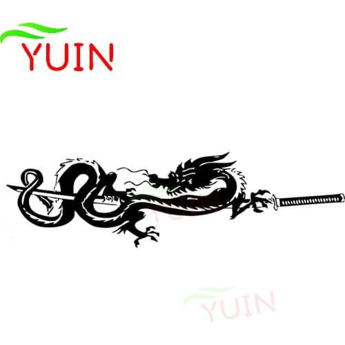 Dragon Creative Car Stickers Fashion Body Decoration Personalized PVC Waterproof Sunscreen Stickers Can Be Customized Color