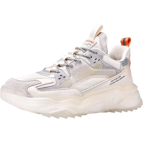 2021 Autumn Mens Shoes Casuals Lace-Up Mixed Colors Cross-tied Mesh Round Toe Fashion Low Heels Flat Non-slip Breathable