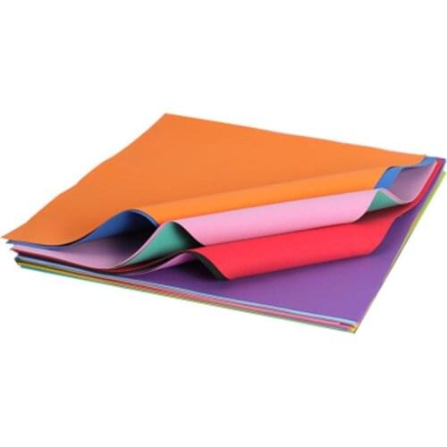 10Pcs DIY Foam Sheets Handmade Paper Fun Funky Children Kids Hand Craft Kit UK