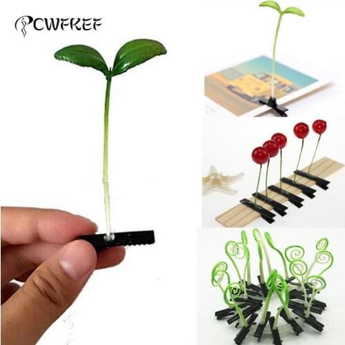New Cute Funny Show Bean Sprout Bobby Hairpin 3 Styles Flower Plant Hair Clips For Kids Girls Women 4*6cm