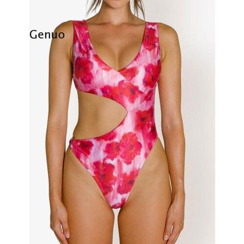Sexy Women One Piece Swimwear Padded Wireless Swimsuit Push Up Bikini Set Bra Mujer Female Bathing Swim Suit Beach Wear