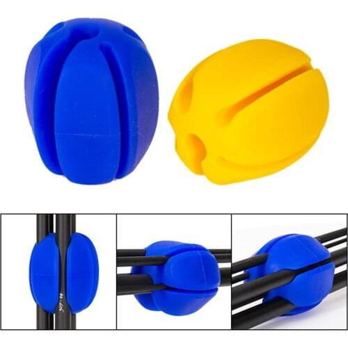 Fishing Rod Stop 5 Hole Rubber Portable Jammed Protection Fixed Bait Fishing Gear Accessories