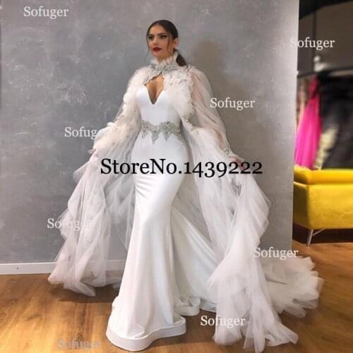 SOFUGER Mermaid Silhouette Wedding Dresses