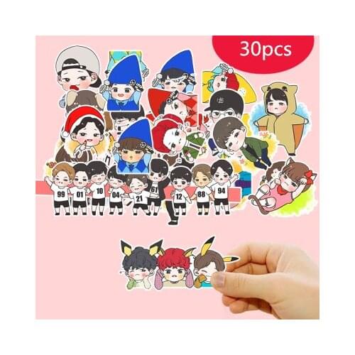 Creative Cartoon EXO Paper Sticker Decoration DIY Ablum Diary Scrapbooking Label Sticker Cute Stationery
