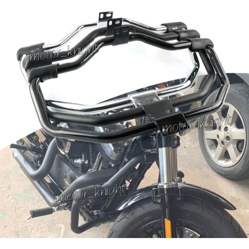 Motorcycle Lengthen Engine Guard Crash Bar For Harley HD Sportster XL 1200 883 04-19 Iron 883 09-19 48 XL