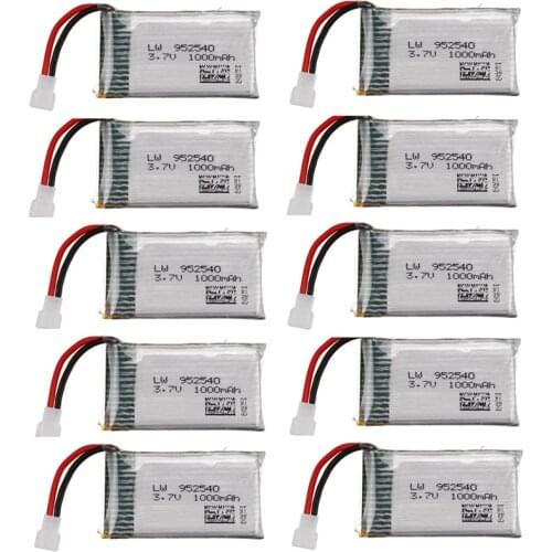 1000mAh 3.7v lipo Battery Charger for KY601S SYMA X5 X5S X5C X5SC X5SH X5SW M18 H5P HQ898 K60 HQ-905 CX30 Rechargeable battery