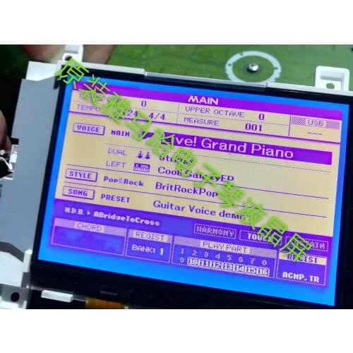 For Yamaha Keyboard PSR-S550 S650 670DGX Series LCD Screen LCD Display Panel