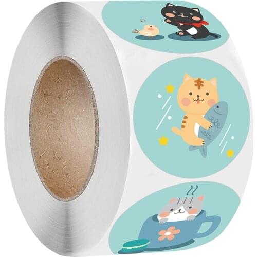 1bag/500pc Scrapbooking Cartoon Fairy Cat Stickers Kawaii Decal For Phone Car Laptop Bicycle Notebook Backpack Kids Toy Stickers