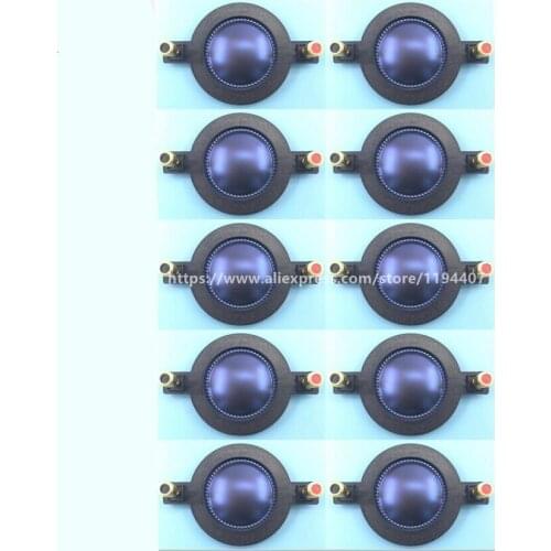 10 pcs 44.4MM speaker Voice Coil Blue Film 44.5mm 44 Core Horn Tweeter Driver Diaphragm Treble Speaker Repair DIY 8Ohm