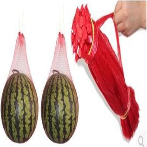 10pcs Red thickening quality Mesh bag horticultural net plastic mesh bag fruit mesh bags gardening net food packaging net